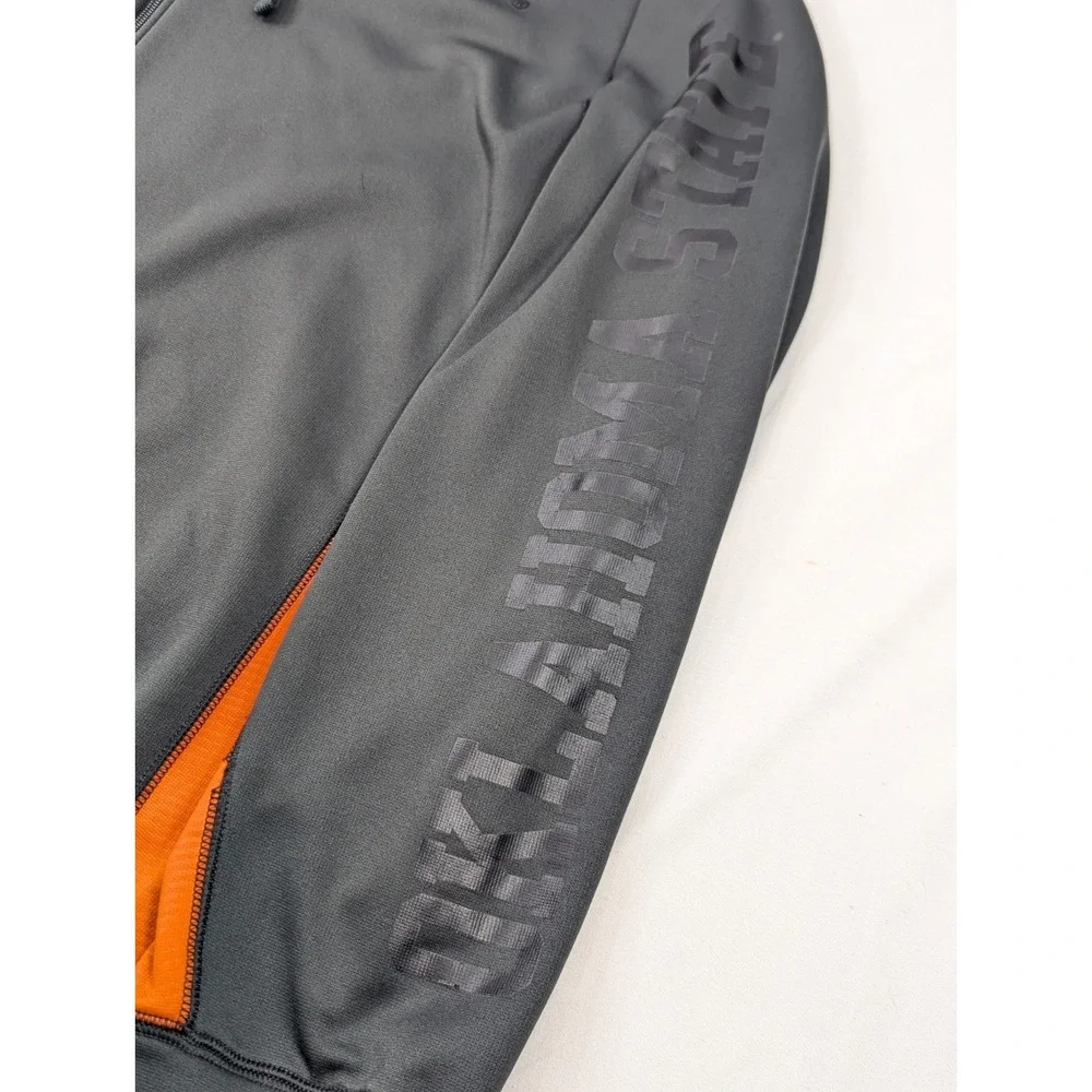 Oklahoma State Cowboys Hoodie Men's Large Nike Sweatshirt Therma‎ Fit Full Zip